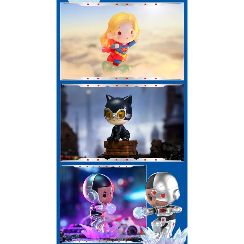 Pop mart popmart Nghệ Thuật dc justice League series Siêu Nhân Mù