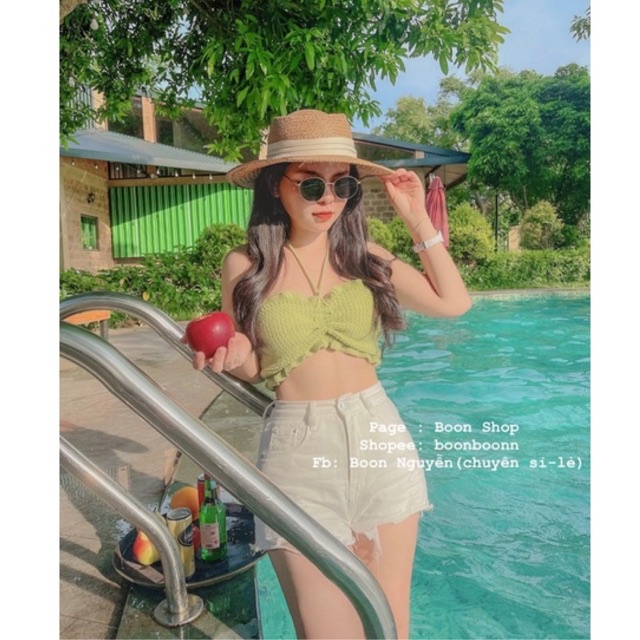 ÁO QUÂY LEN RÚT DÂY VIỀN BÈO HOTTREND MS90662
