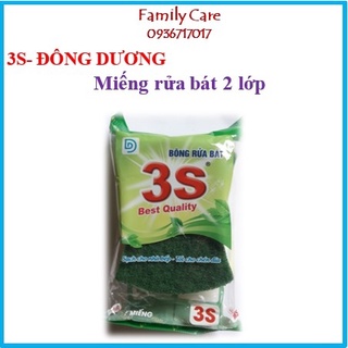 Mút rửa chén bát, cọ rửa đa năng 3S, Mút xốp đa năng 3S