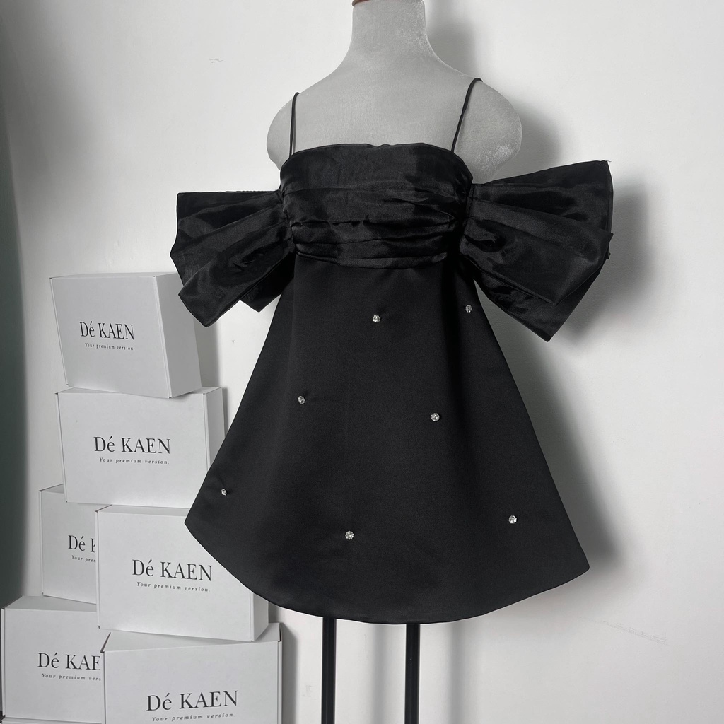 - Váy 2 dây phối voan tay xinh xắn - JOLIE DRESS