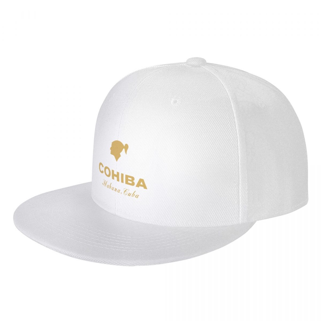 Logo Cohiba Mũ phẳng Mũ chống nắng Mũ in hình Mũ chống nắng Mũ bảng Mũ nhảy đường phố Hip Hop Mũ vàn