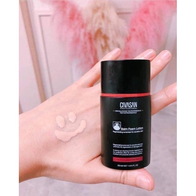 Kem chống nắng Civasan Balm foam lotion có màu