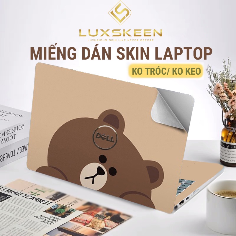 Miếng Dán Skin Laptop Decal Dán Máy Tính Rẻ Đẹp Ốp Lưng Bảo Vệ LUXSKEEN 10
