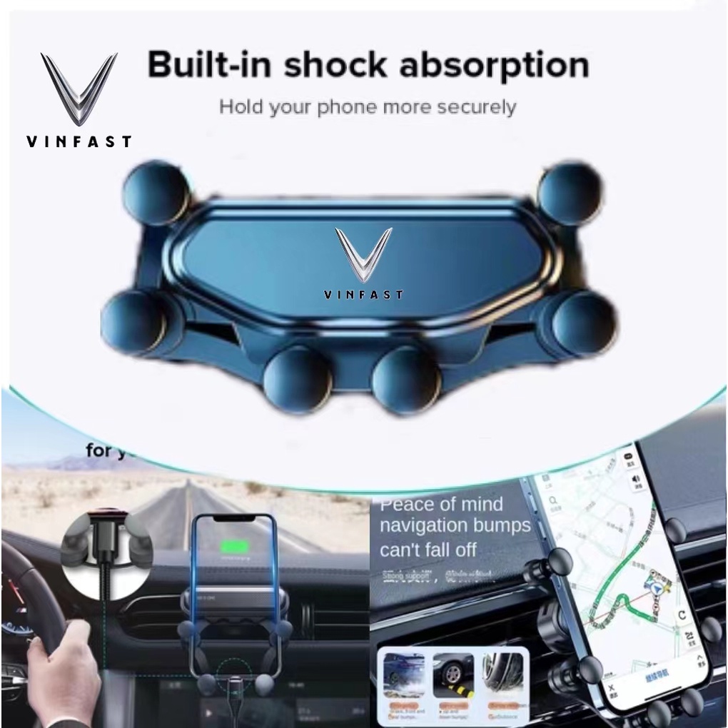 Giá Đỡ Điện Thoại Gắn Xe Hơi Không Trọng Lực VinFast VF33 32 VF8 VF9 VF e34 VF5 VF7 LUX2.0 LUX A 2.0