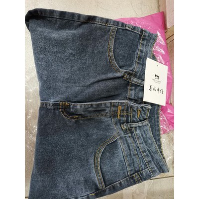 [Ảnh thật] QA40_quần jeans cạp cao ống suông đứng ulzzang Hàn quốc