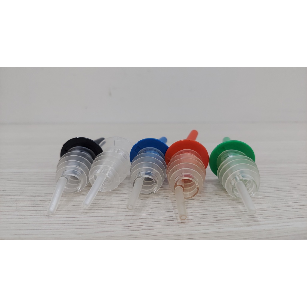 Vòi rót nhựa gắn chai thức uống 5 màu 11,5cm