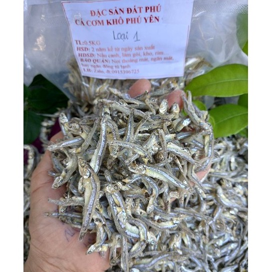 0.5KG CÁ CƠM KHÔ LOẠI 1 BAO NGON
