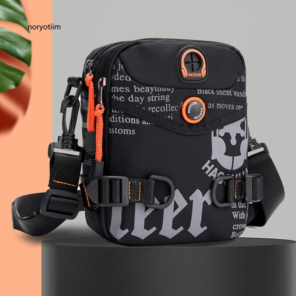 Túi đeo hông thể thao in chữ dành cho nam