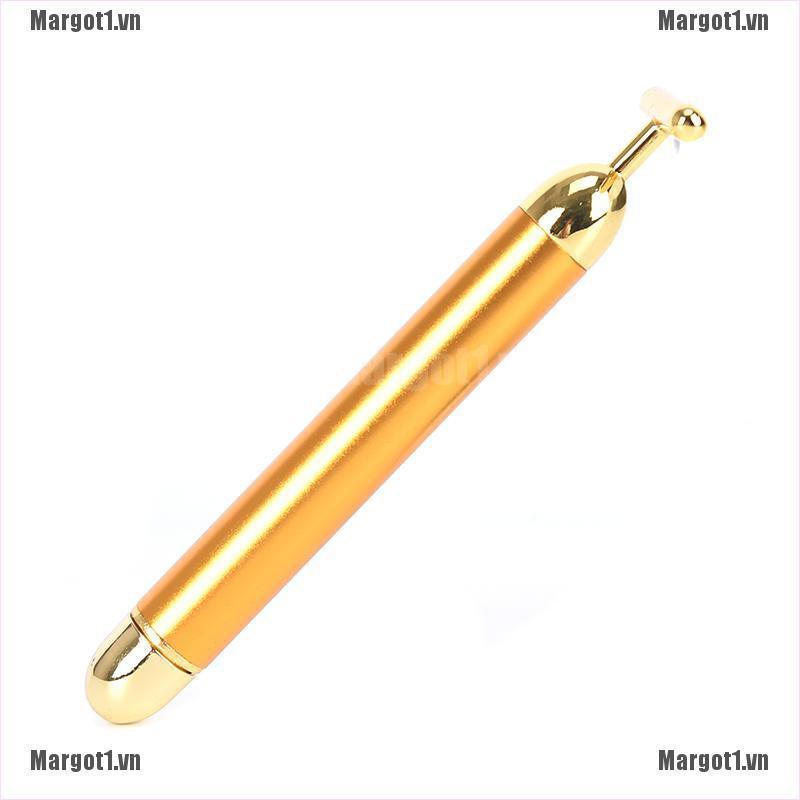 [Margot] 24k Gold Beauty Bar Facial Roller Face Skin Vibration Skincare Massager Device [VN]