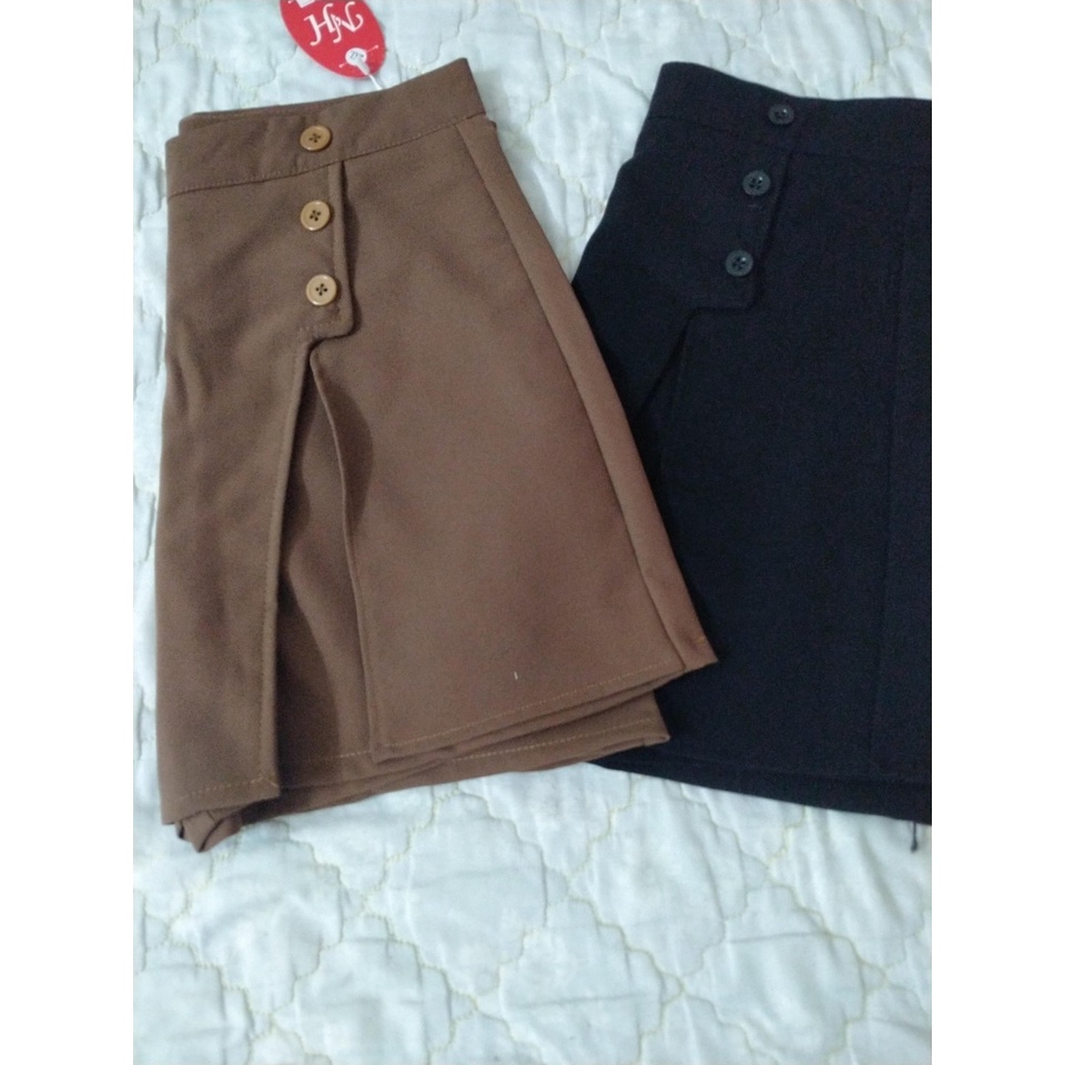 Quần Giả Váy Vạt Lệch chất vải tuyết mưa vitex dày dặn ảnh thật mã 064