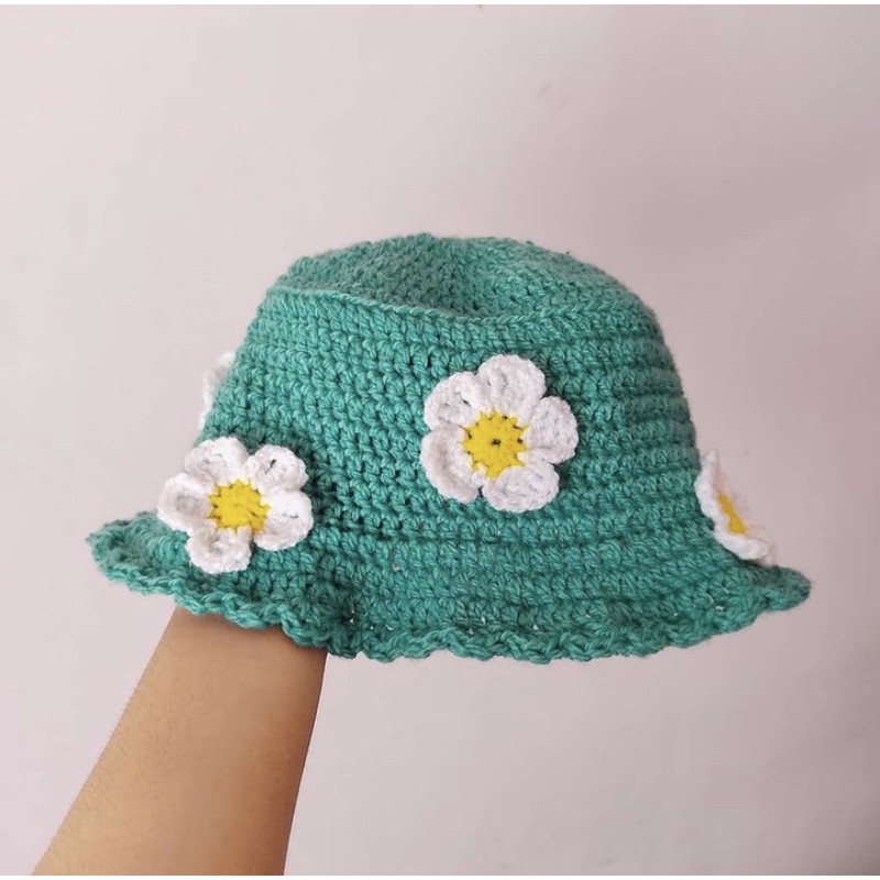 Mũ len vành trend 🌻🌻 xinh cho bé [crochet]