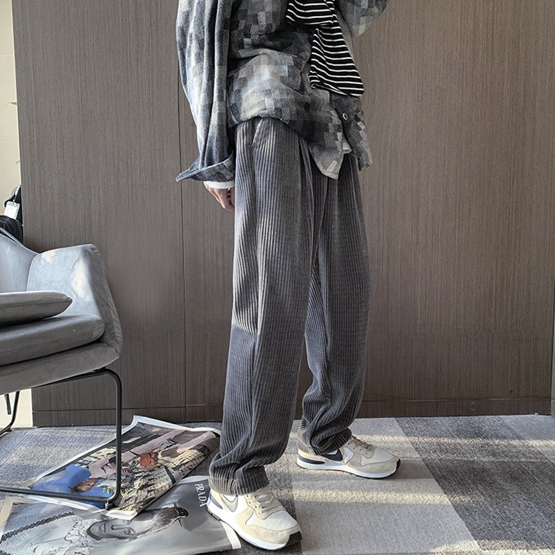 Quần ống rộng thời trang Hàn Quốc cho nam và nữ