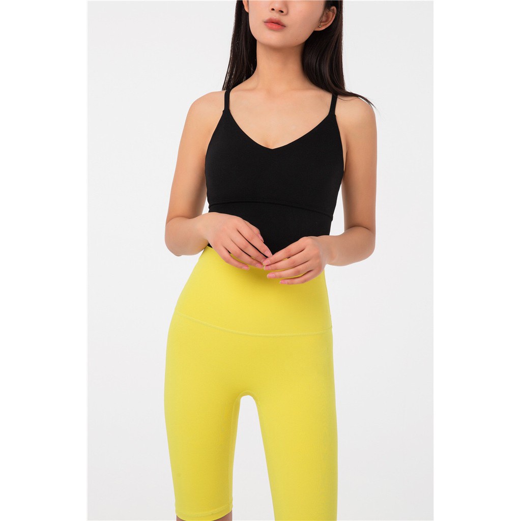 Set áo bra quần lửng tập thể thao nâng ngực dáng ôm quyến rũ cho nữ