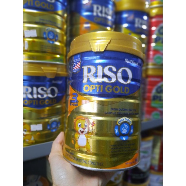 Sữa bột Riso Opti Gold 1/2/3/4 900g
