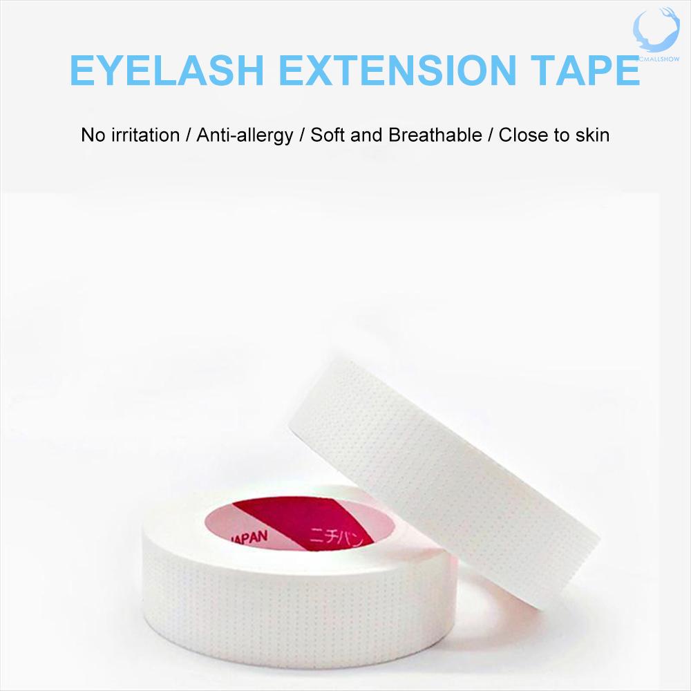 Ecmallshow 1 Roll 7M Eyelash Extension Tape Under Eye Patches White Paper Isolation Lashes Patch Breathable Grafted Eyelash Sticker Prevent Allergy Eyelashes Eye Pads