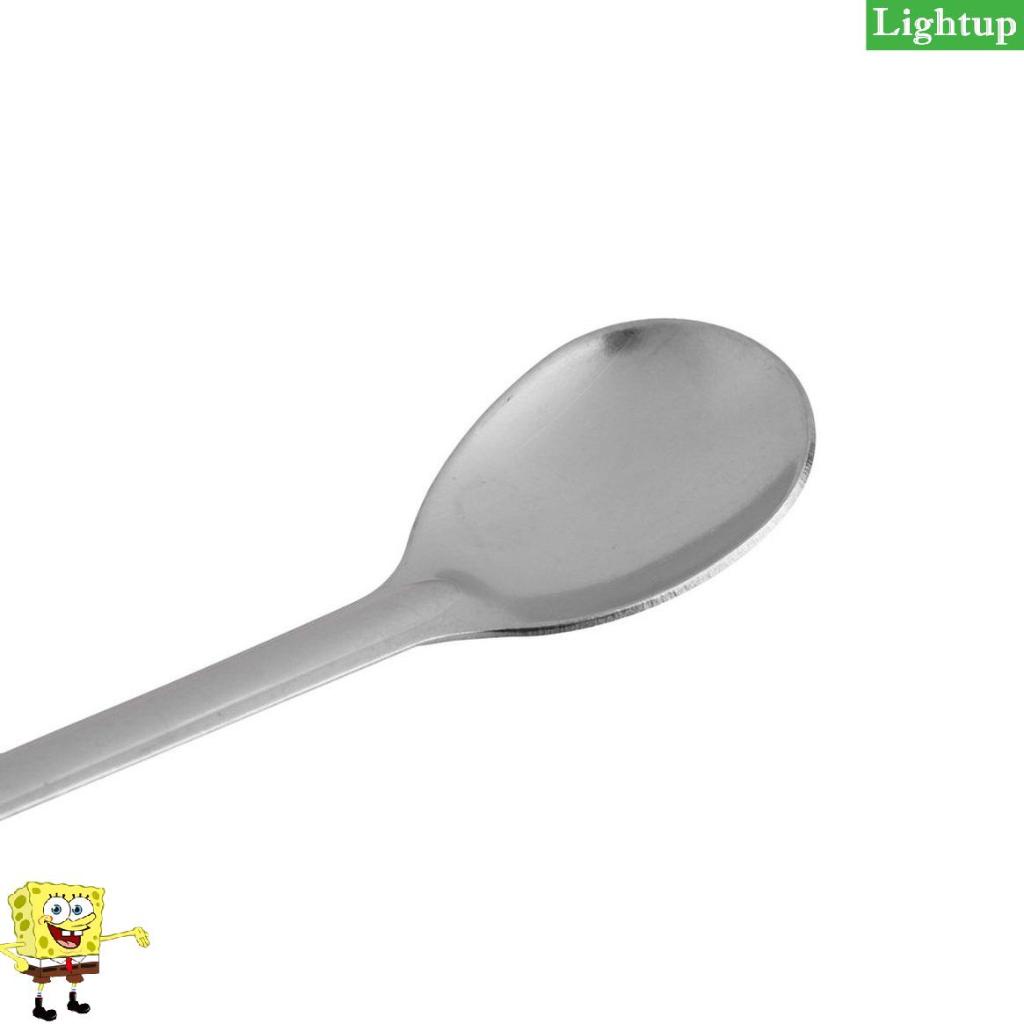 Thìa trộn bằng thép không gỉ có tay cầm dài cho cà phê Thìa dao kéo làm kem