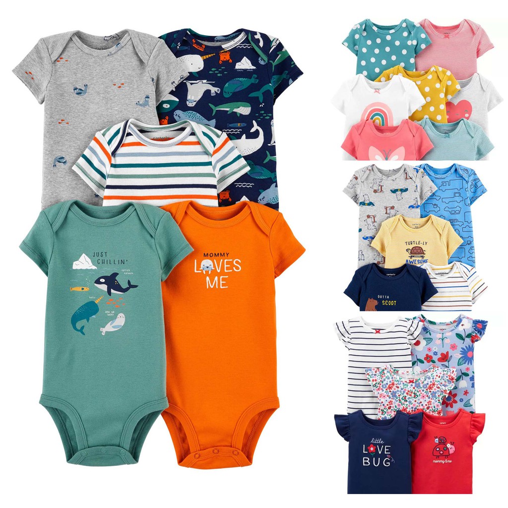 Bodysuit Body chip cộc tay xuất dư xịn bé trai bé gái từ 0 đến 24 tháng (giao màu ngẫu nhiên phân biệt trai gái) BDSNT