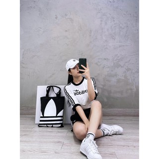 (THAILAND XUẤT XỊN) Túi TREFOIL BIG LOGO SHOPPER
