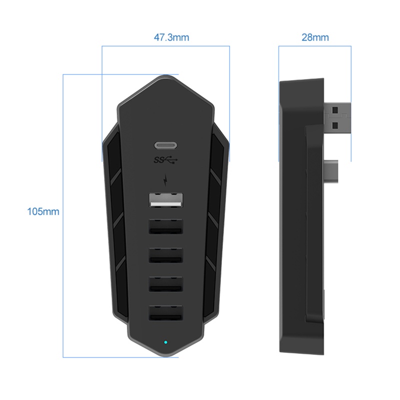 Bộ Chia 6 Cổng USB Hub Tốc Độ Cao