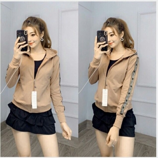 Áo khoác chất vải da cá