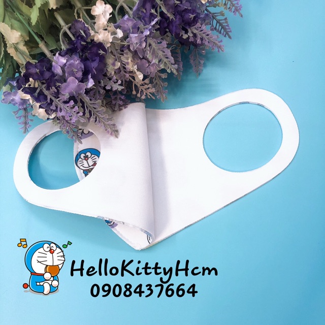 Khẩu trang thun Doreamon | BigBuy360 - bigbuy360.vn