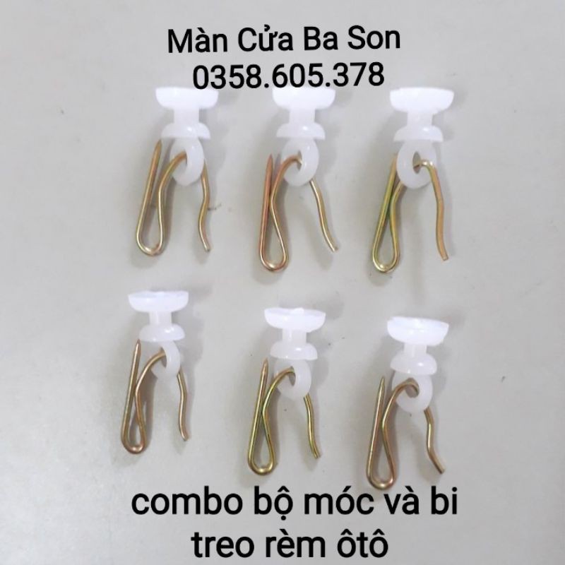 100 BỘ MÓC VÀ BI TREO RÈM Ô TÔ