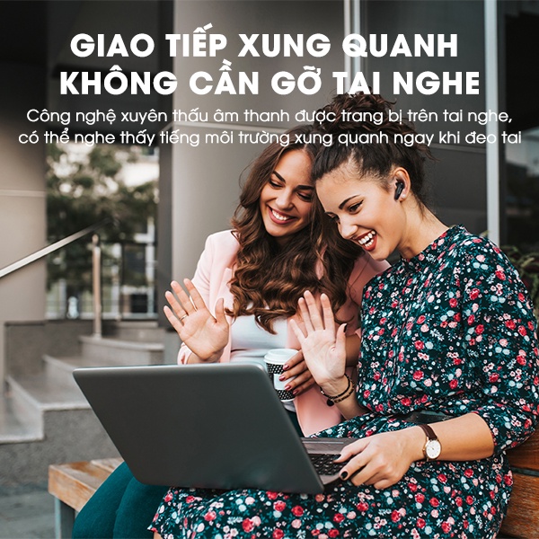 Tai Nghe Bluetooth ACOME T5NC Chống Ồn ANC Công Nghệ Bluetooth 5.2 Chống Nước IPX4 Bảo Hành Chính Hãng