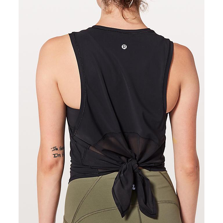 Đích thực Lulu Lemon Nữ Yoga không tay Quai xe tăng khô nhanh chóng Áo cánh rời không tay thoáng khí
