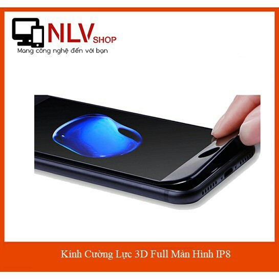 Miếng Dán Cường Lực - Kính Cường Lực 3D Full Màn Hình IP8