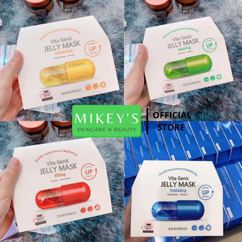 Mặt Nạ Vita Geic Jelly Mask BANOBAGI Vitamin A B C E - Mikeybeauty | BigBuy360 - bigbuy360.vn