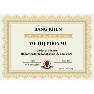 In giấy khen,giấy chứng nhận,chứng chỉ