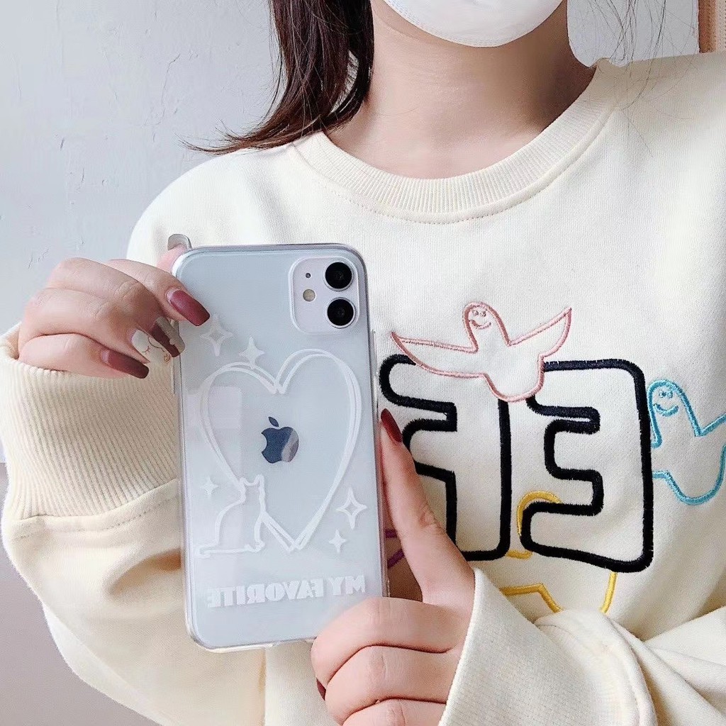 Ốp Lưng Dẻo In Hình Mèo Dễ Thương Cho Iphone 7 8 + Ix Xr Xsmax 11 Pro 11 Promax 12mini 12 Pro 12 Promax | BigBuy360 - bigbuy360.vn