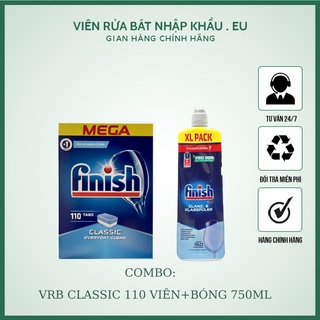 Combo finish: vrb classic 110 viên + bóng 750ml