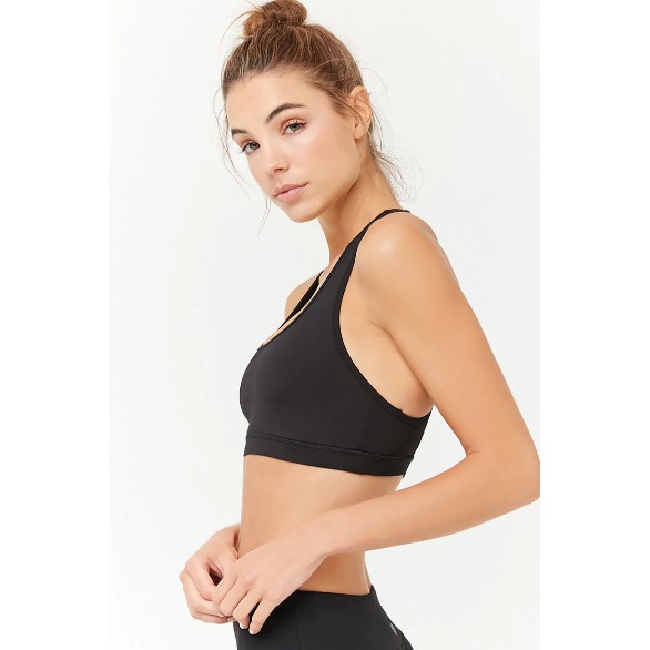 Áo sport bra tập gym F21 auth (Đen)