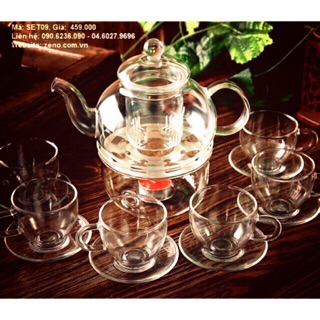 Bộ ấm trà thuỷ tinh