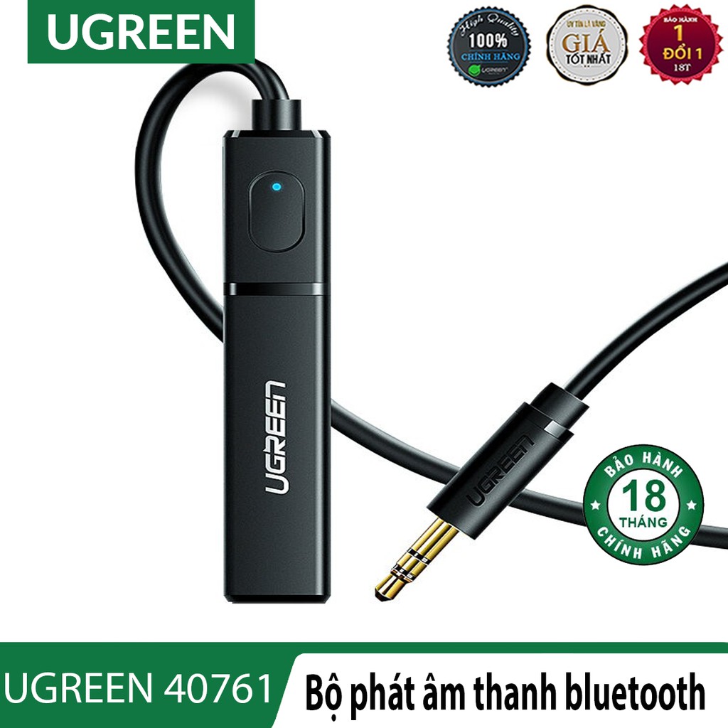 Bộ phát âm thanh bluetooth hỗ trợ aptX chuẩn 3.5mm - Ugreen 40761