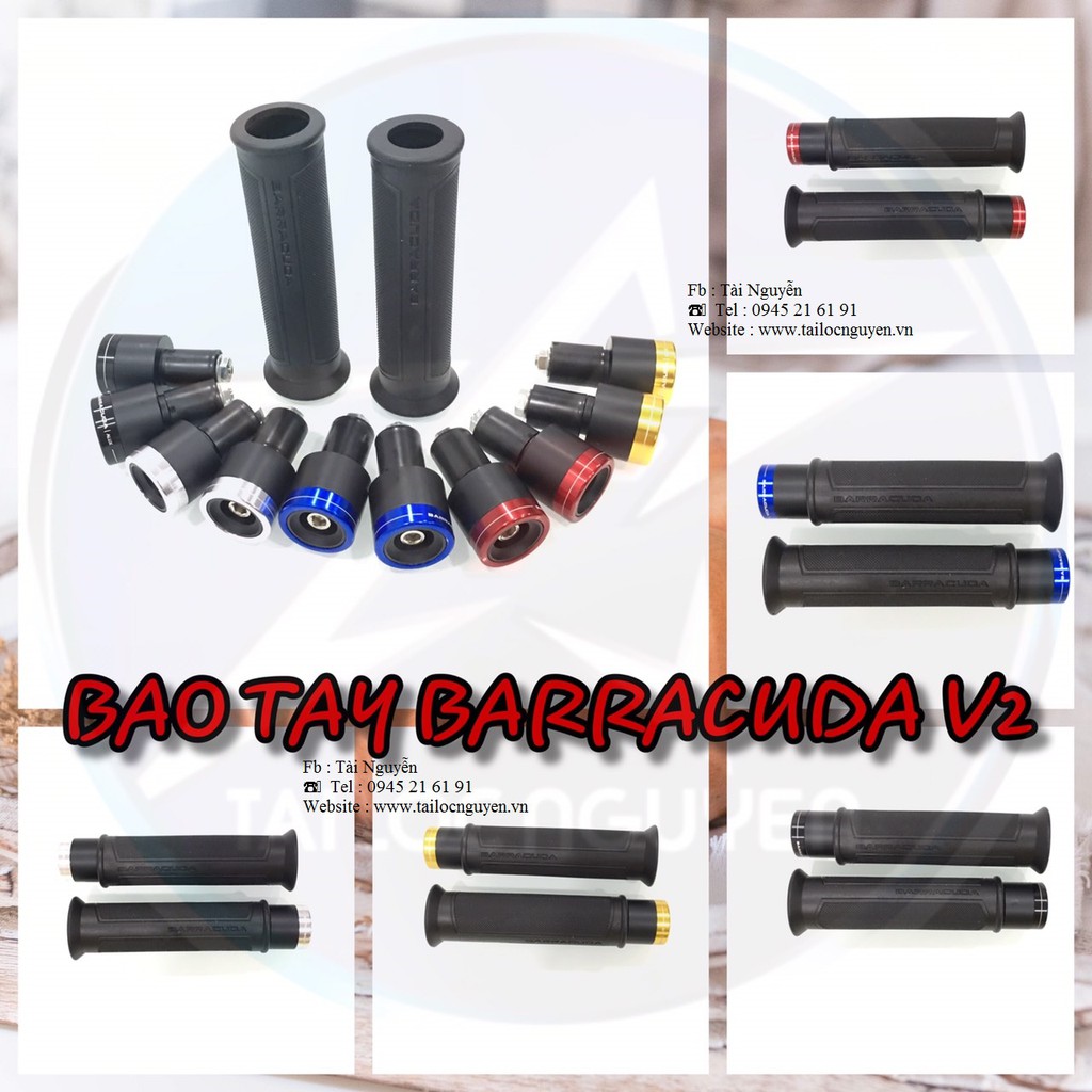 BAO TAY BRACUDA CHO XE MÁY ĐỦ MÀU