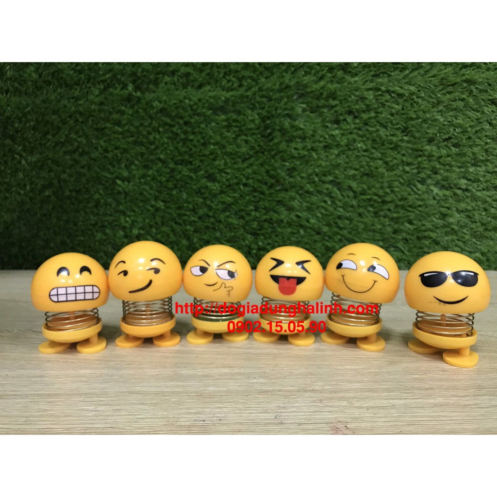 COMBO 6 THÚ NHÚN LÒ XO EMOJI SIÊU VUI SIÊU NGẦU - Hàng chính hãng