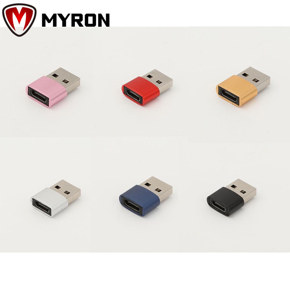 MYRON Male Usb-c to Usb Adapter Female Type c Usbc Connector Lightning Simply Safe Charger Syntech Power Converter/Multicolor