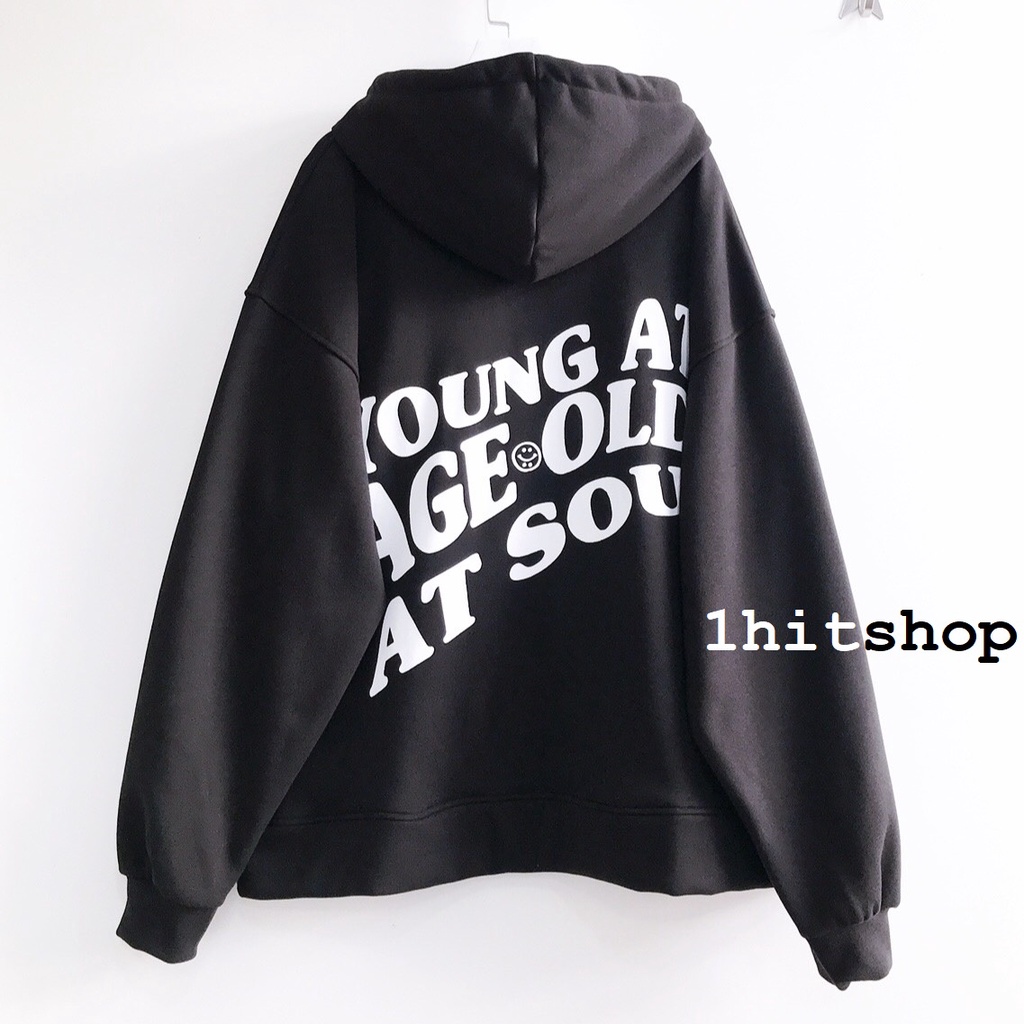 Áo KHOÁC Hoodie YOUNG AGE và Ulzzang Unisex 1hitshop
