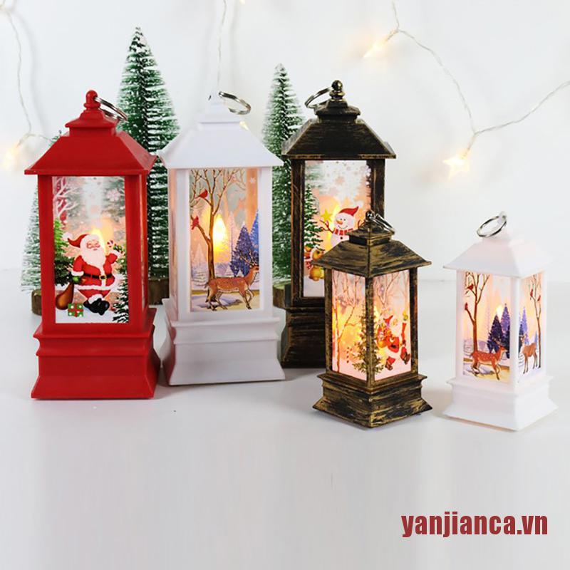 Đèn LED Treo Trang Trí Giáng Sinh Hình Ông Già Noel Tuần Lộc