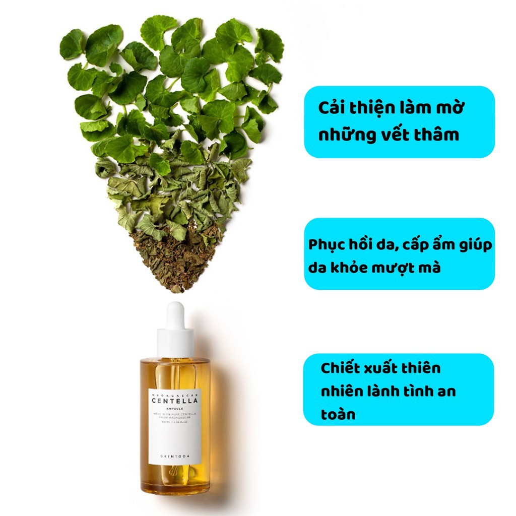 Tinh Chất Giảm Mụn, Mờ Thâm, Làm Dịu Và Phục Hồi Da Skin1004 Madagascar Centella Ampoule 55ml