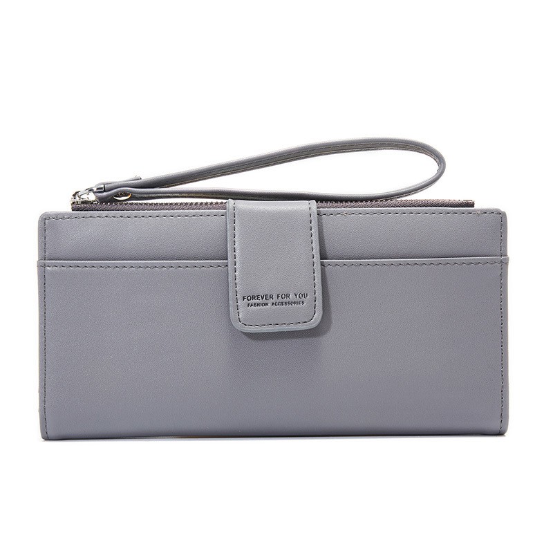 Ví nữ cầm tay dáng dài đẹp FOREVER FOR YOU nhiều ngăn thời trang cao cấp đựng tiền giá rẻ LUVADO VD306 | BigBuy360 - bigbuy360.vn