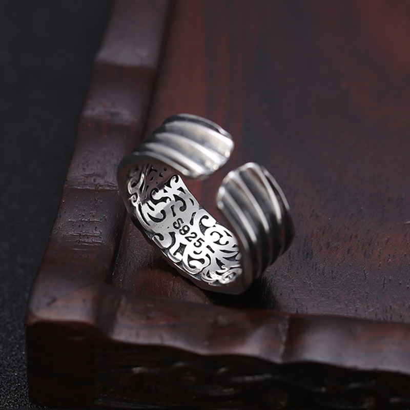 Nhẫn Nam Eye of God Chiều rộng Làm như cũ Cổ điển Khí chất bá đạo Ba chiều Quà ngày lễ tình nhân Làm bằng tay NH-151