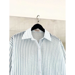 Đầm sơmi sọc dáng dài | Sala Dress | Secodee