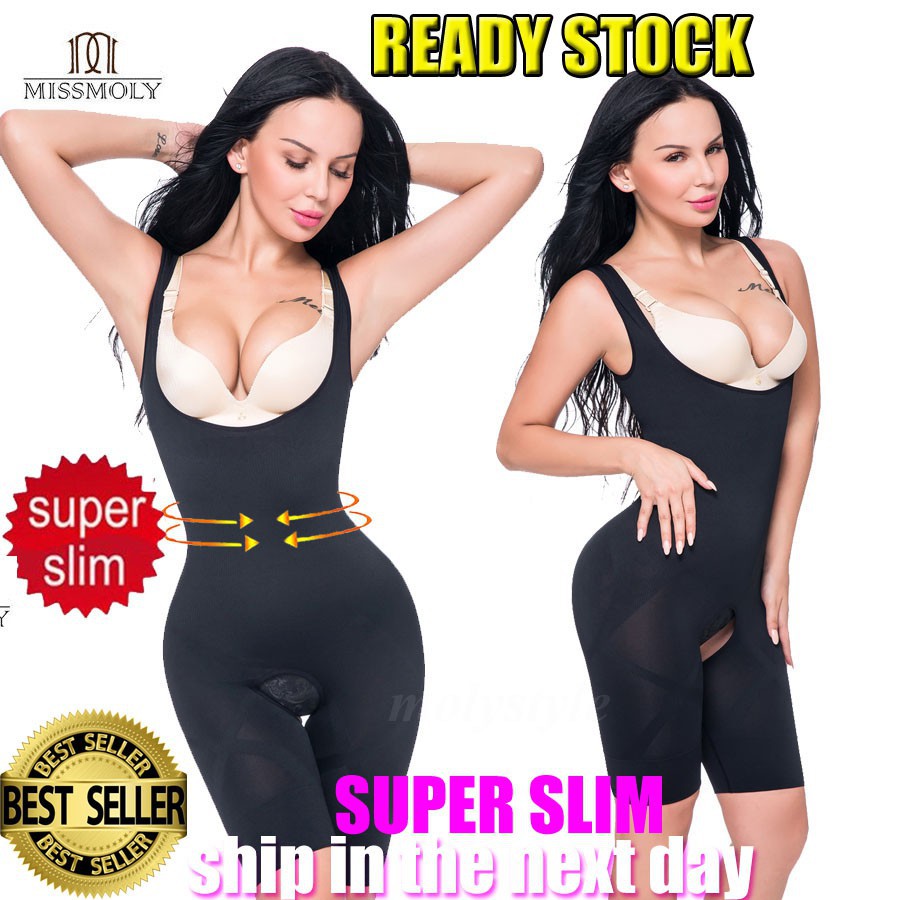 Bộ bodysuit định hình dáng thon dài ngang đùi | BigBuy360 - bigbuy360.vn