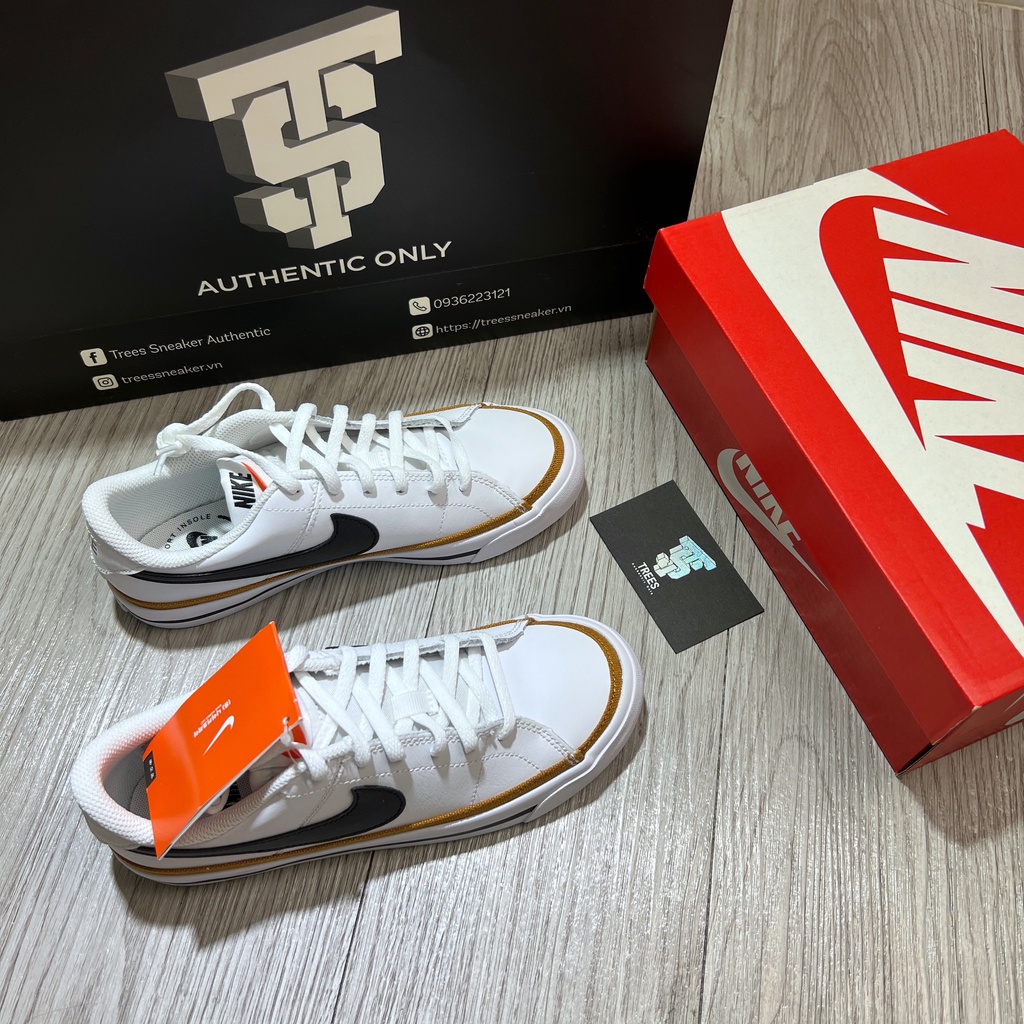 [CHÍNH HÃNG] Giày thể thao NIKE COURT LEGACY WHITE DESERT OCHRE