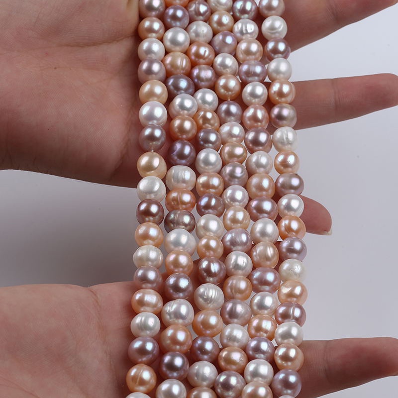 Hạt Ngọc Trai Màu Sắc Tự Nhiên 9-10mm Dùng Làm Trang Sức