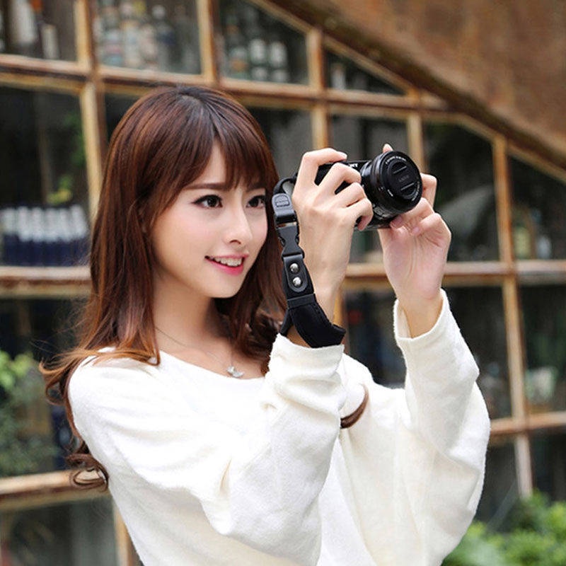 Camera Dây đeo cổ tay Canon Camera Dây Fuji XT30 Dây tay Nikon D850 SLR Sony Micro Khóa tay cầm đơn