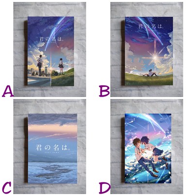 Poster Phim Anime Your Name A3 Treo Tường Trang Trí